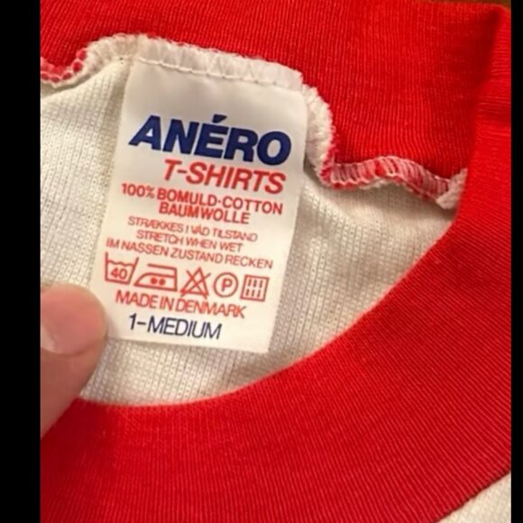 Vintage 70s 80s Carlsberg promotional ringer shirt Size Medium - Picture 4 of 7